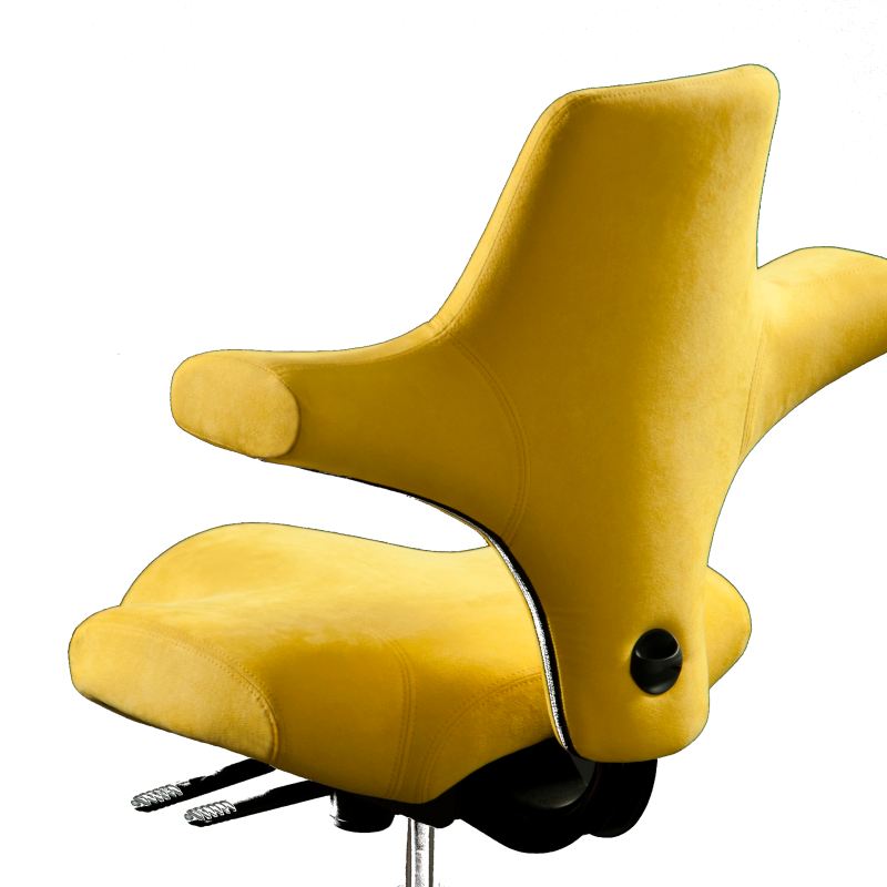 Zitting en rugleuning van de HAG Capisco